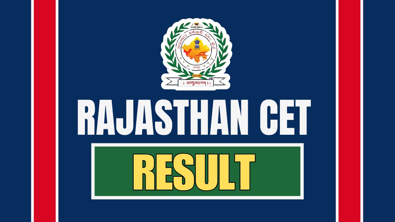 Rajasthan CET RESULT