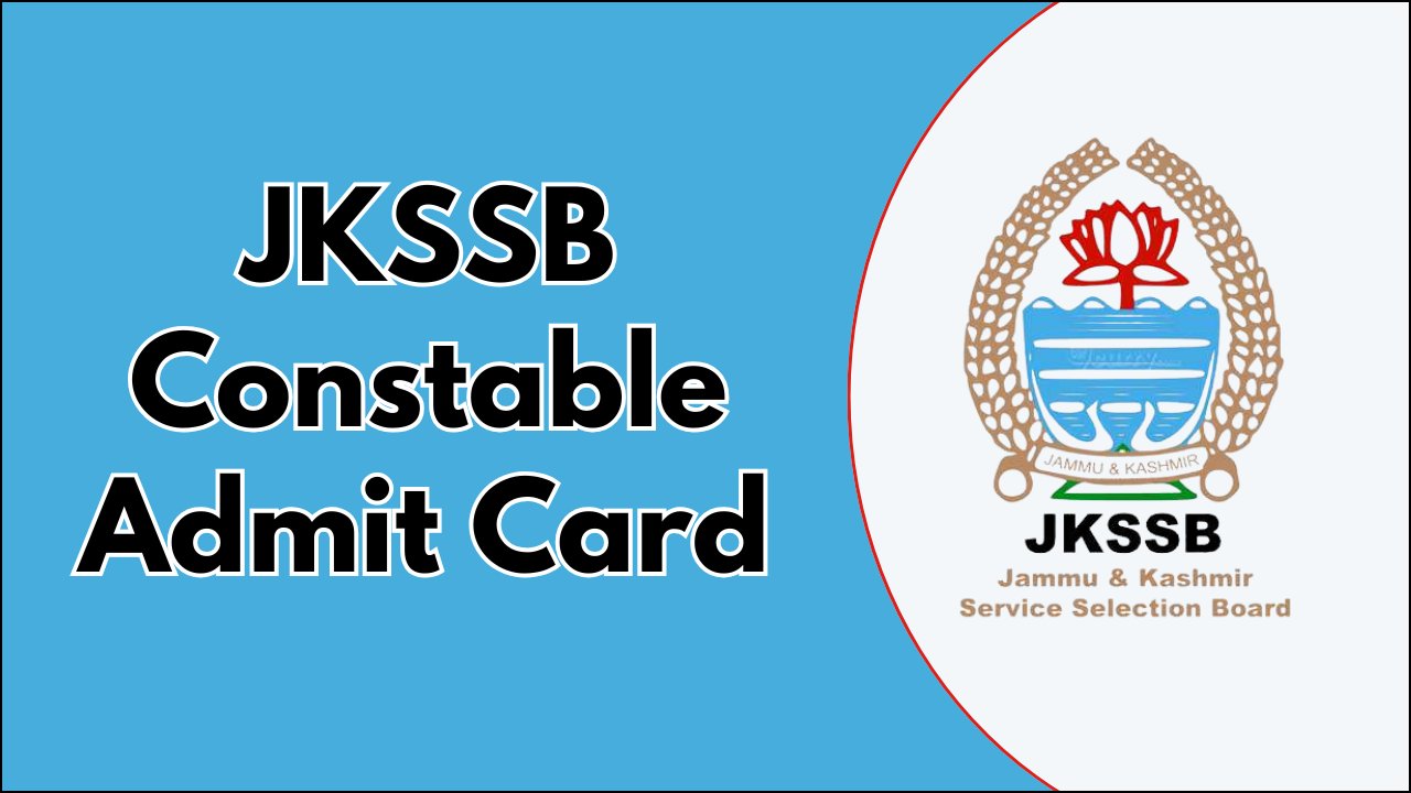 jkssb constable admit card