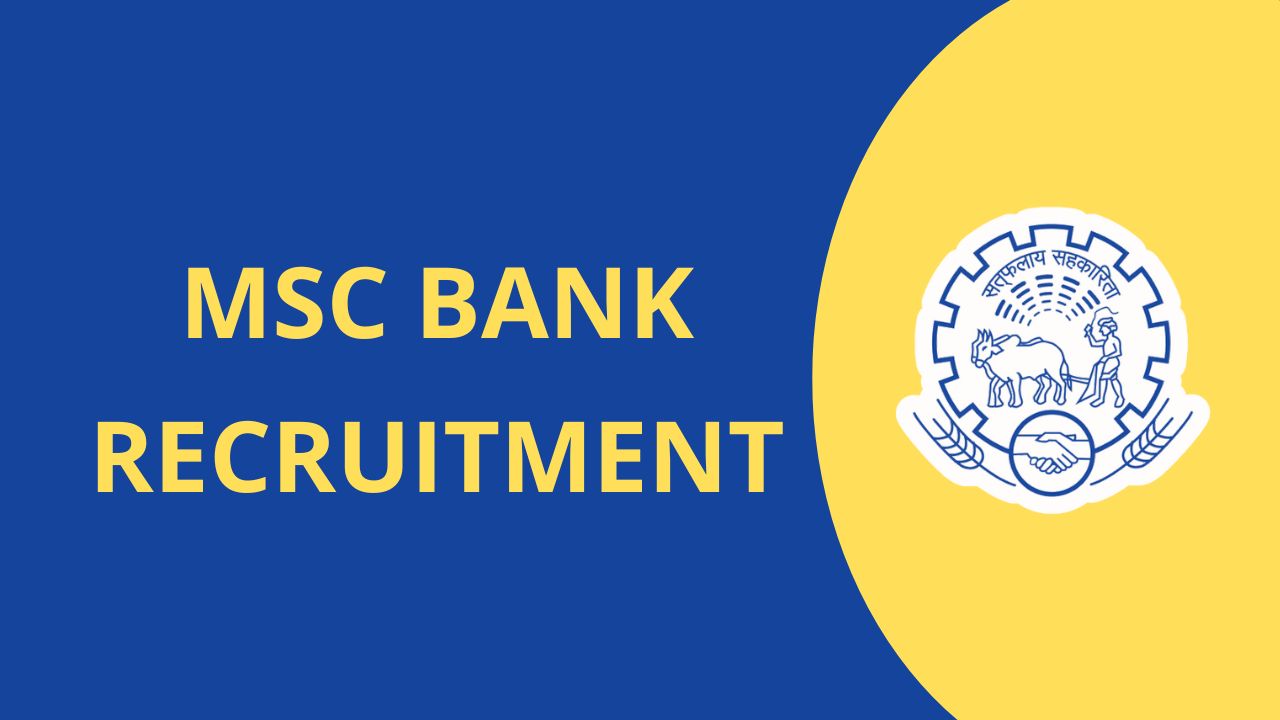 msc bank recruitment