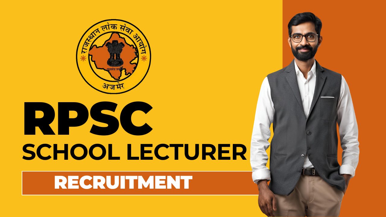 rpsc school lecturer recruitment