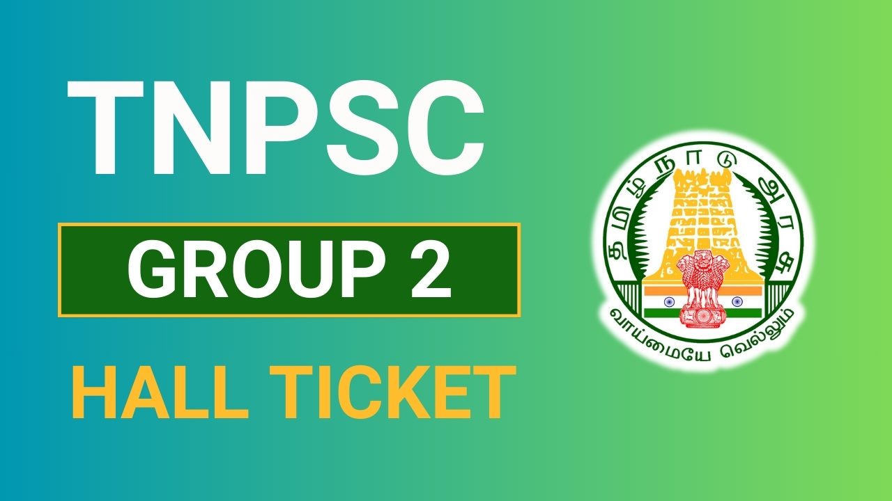 tnpsc group 2 hall ticket