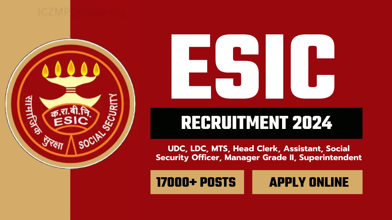 ESIC Recruitment 2024