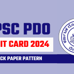 KPSC PDO Admit Card