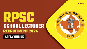 Rajasthan School Lecturer Recruitment 2024