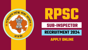 RPSC Telecom SI Recruitment 2024