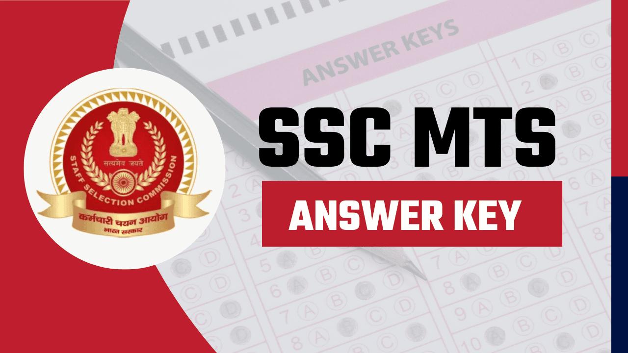 SSC MTS Answer Key 2024